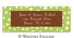 Whitney English Address Labels - Pretty Stockings (Holiday) (615377)